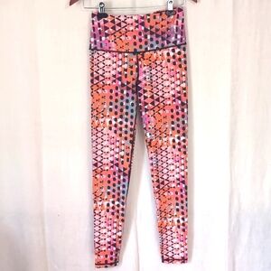 Victoria Secret Sport Knockout Leggings Multicolored Geometric Size Small